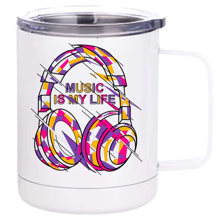 Music Is My Life 12 oz Stainless Steel Tumbler Cup