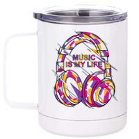 Music Is My Life 12 oz Stainless Steel Tumbler Cup