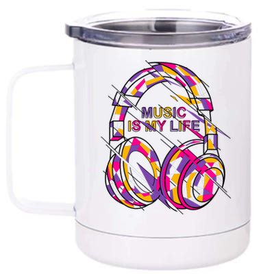 Music Is My Life 12 oz Stainless Steel Tumbler Cup