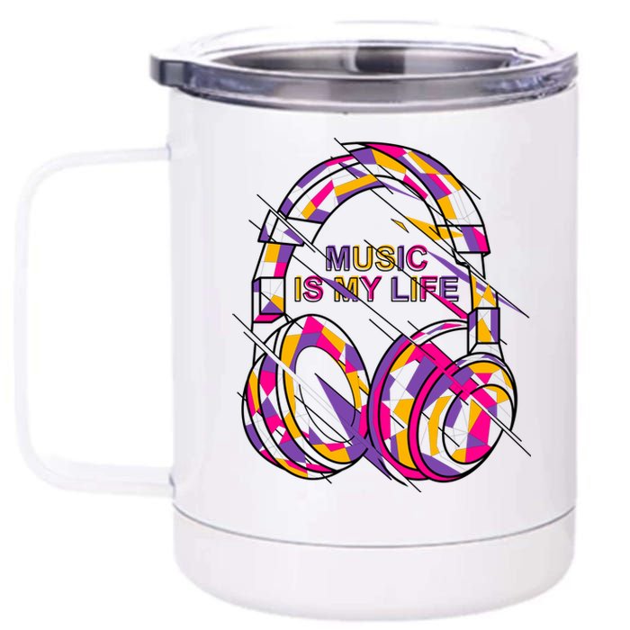 Music Is My Life 12 oz Stainless Steel Tumbler Cup