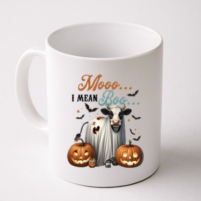 Moo I Mean Boo Cow Halloween Party Costume Gift Coffee Mug