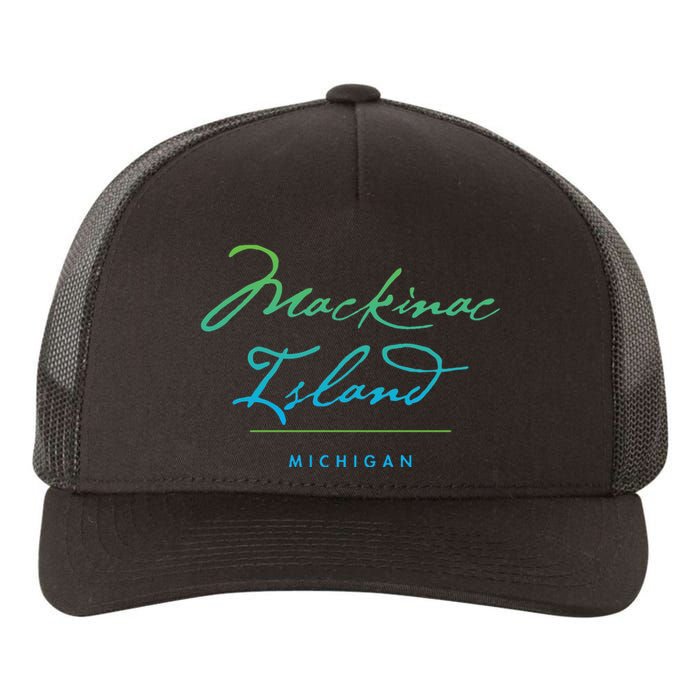 Mackinac Island Michigan Yupoong Adult 5-Panel Trucker Hat