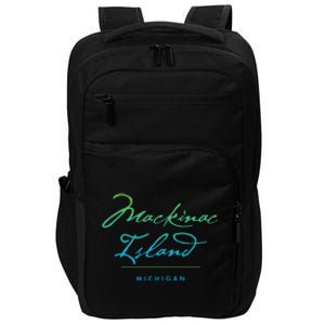 Mackinac Island Michigan Impact Tech Backpack