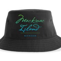 Mackinac Island Michigan Sustainable Bucket Hat