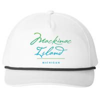 Mackinac Island Michigan Snapback Five-Panel Rope Hat