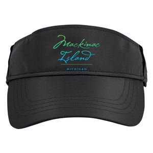 Mackinac Island Michigan Adult Drive Performance Visor