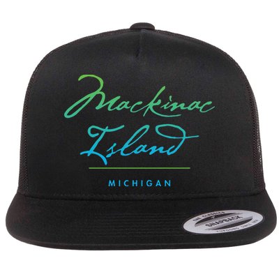 Mackinac Island Michigan Flatbill Hat
