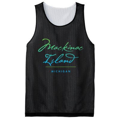 Mackinac Island Michigan Mesh Reversible Basketball Jersey Tank