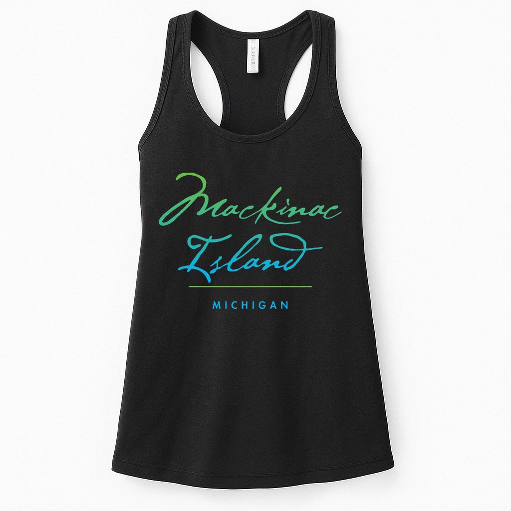 Mackinac Island Michigan Womens Tank Top
