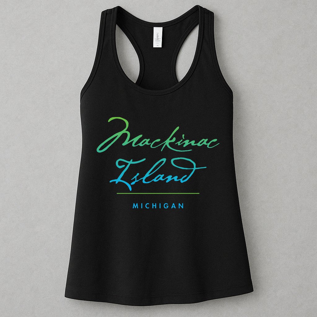Mackinac Island Michigan Womens Tank Top
