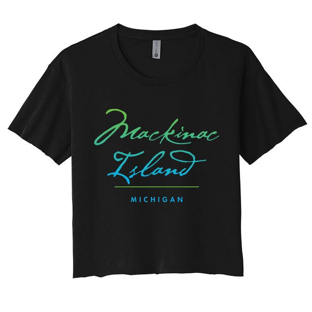 Mackinac Island Michigan Crop Top