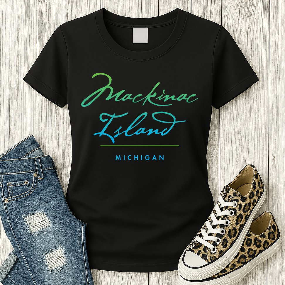 Mackinac Island Michigan Womens T-Shirt