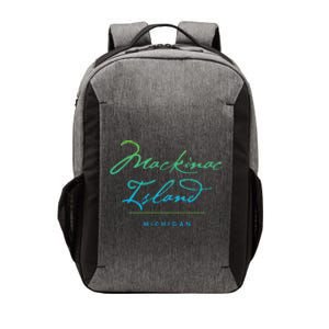 Mackinac Island Michigan Vector Backpack