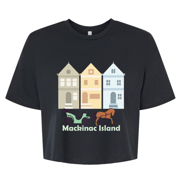 Mackinac Island Bella+Canvas Jersey Crop Tee