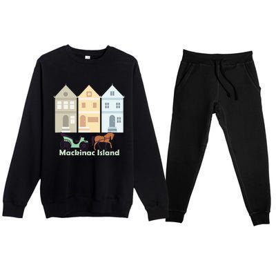 Mackinac Island Premium Crewneck Sweatsuit Set