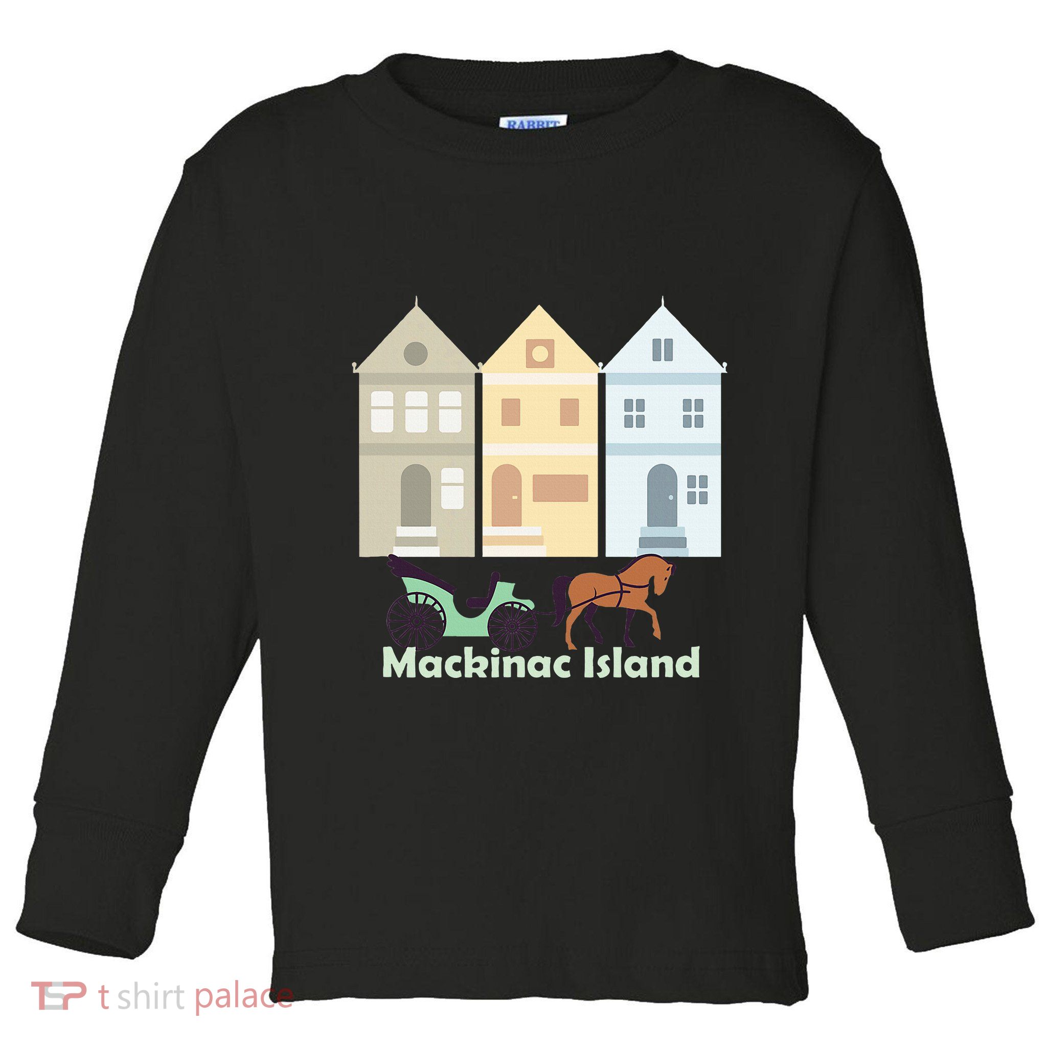 Mackinac Island Toddler Long Sleeve Shirt