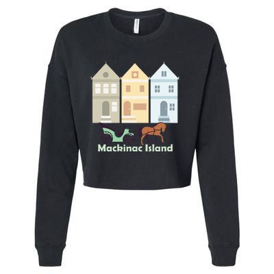 Mackinac Island Cropped Pullover Crew