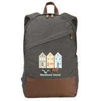 Mackinac Island Cotton Canvas Backpack