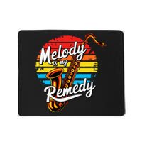 Melody Is My Remedy Funny Saxophone Mousepad