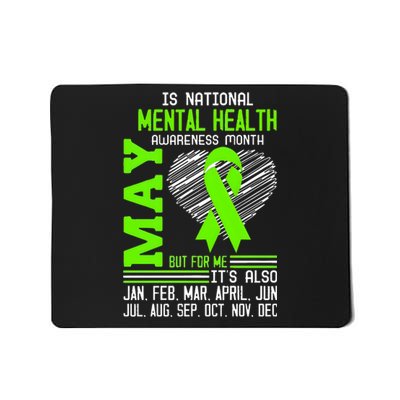 May Is Mental Health Awareness Month Mousepad