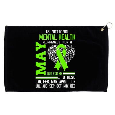 May Is Mental Health Awareness Month Grommeted Golf Towel