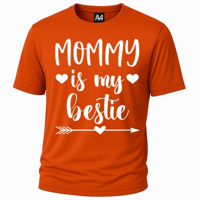 Mommy Is My Bestie Gift Cooling Performance Crew T-Shirt