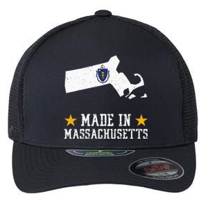 Made In Massachusetts Massachusetts Pride Us State Flexfit Unipanel Trucker Cap