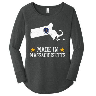 Made In Massachusetts Massachusetts Pride Us State Women's Perfect Tri Tunic Long Sleeve Shirt