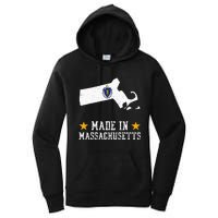 Made In Massachusetts Massachusetts Pride Us State Women's Pullover Hoodie