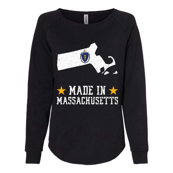 Made In Massachusetts Massachusetts Pride Us State Womens California Wash Sweatshirt