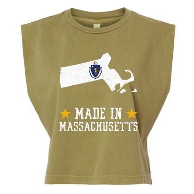 Made In Massachusetts Massachusetts Pride Us State Garment-Dyed Women's Muscle Tee