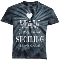 Maw Is My Name Funny Graphic Gifts For Maw Grandma Kids Tie-Dye T-Shirt