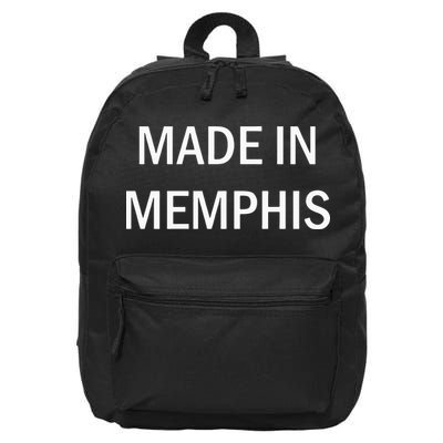 Made In Memphis 901 Tigers Grizzlies Tennessee Graphic 16 in Basic Backpack