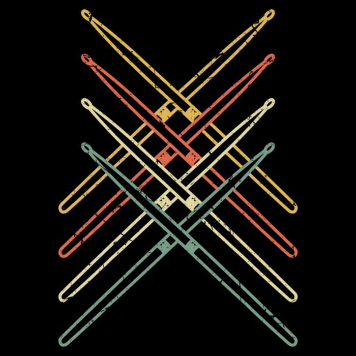 Musical Instrut Music Drummer Drumsticks Drums Gift Impact Tech Backpack