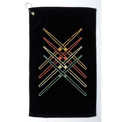Musical Instrut Music Drummer Drumsticks Drums Gift Golf Towel