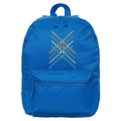 Musical Instrut Music Drummer Drumsticks Drums Gift 16 in Basic Backpack