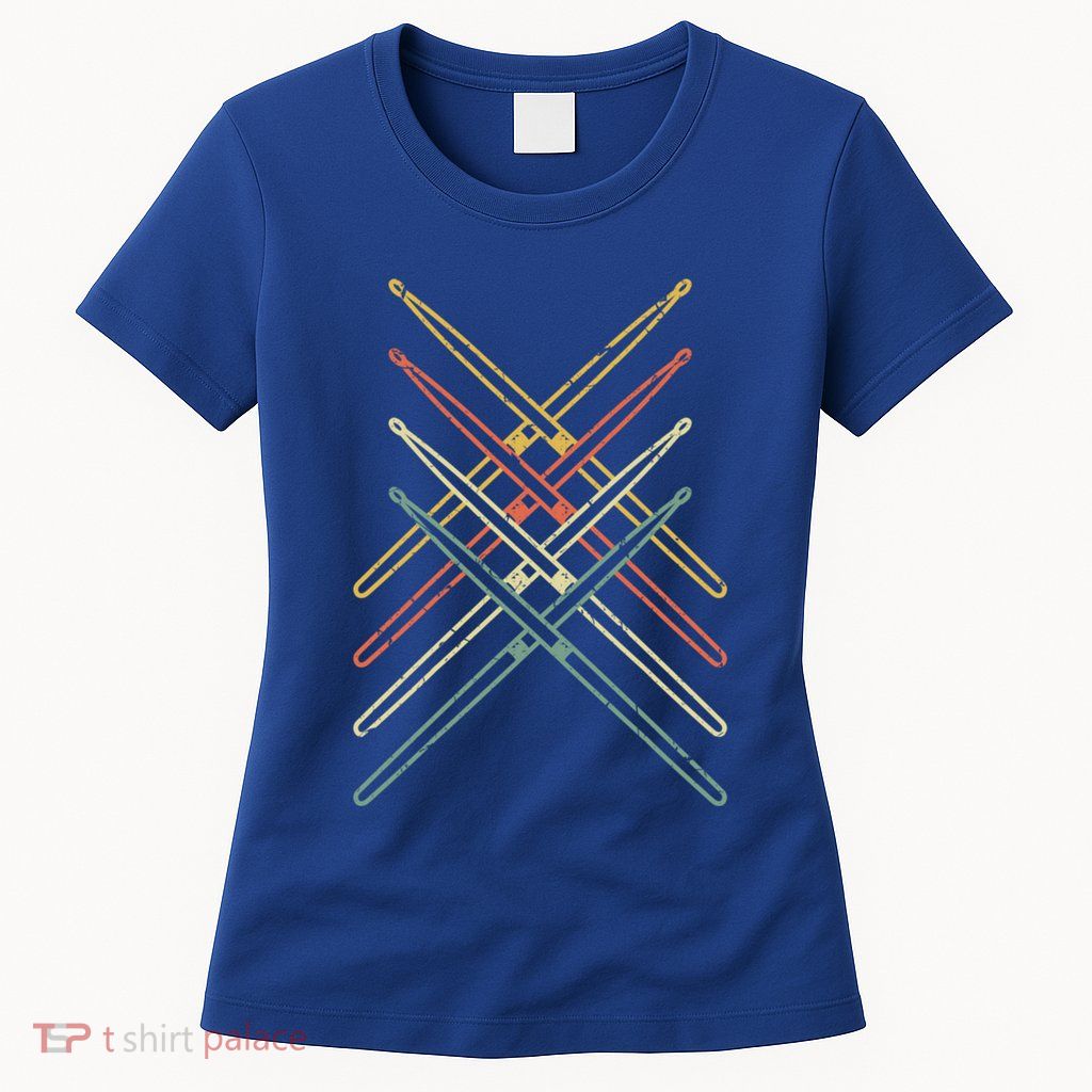 Musical Instrut Music Drummer Drumsticks Drums Gift Womens T-Shirt