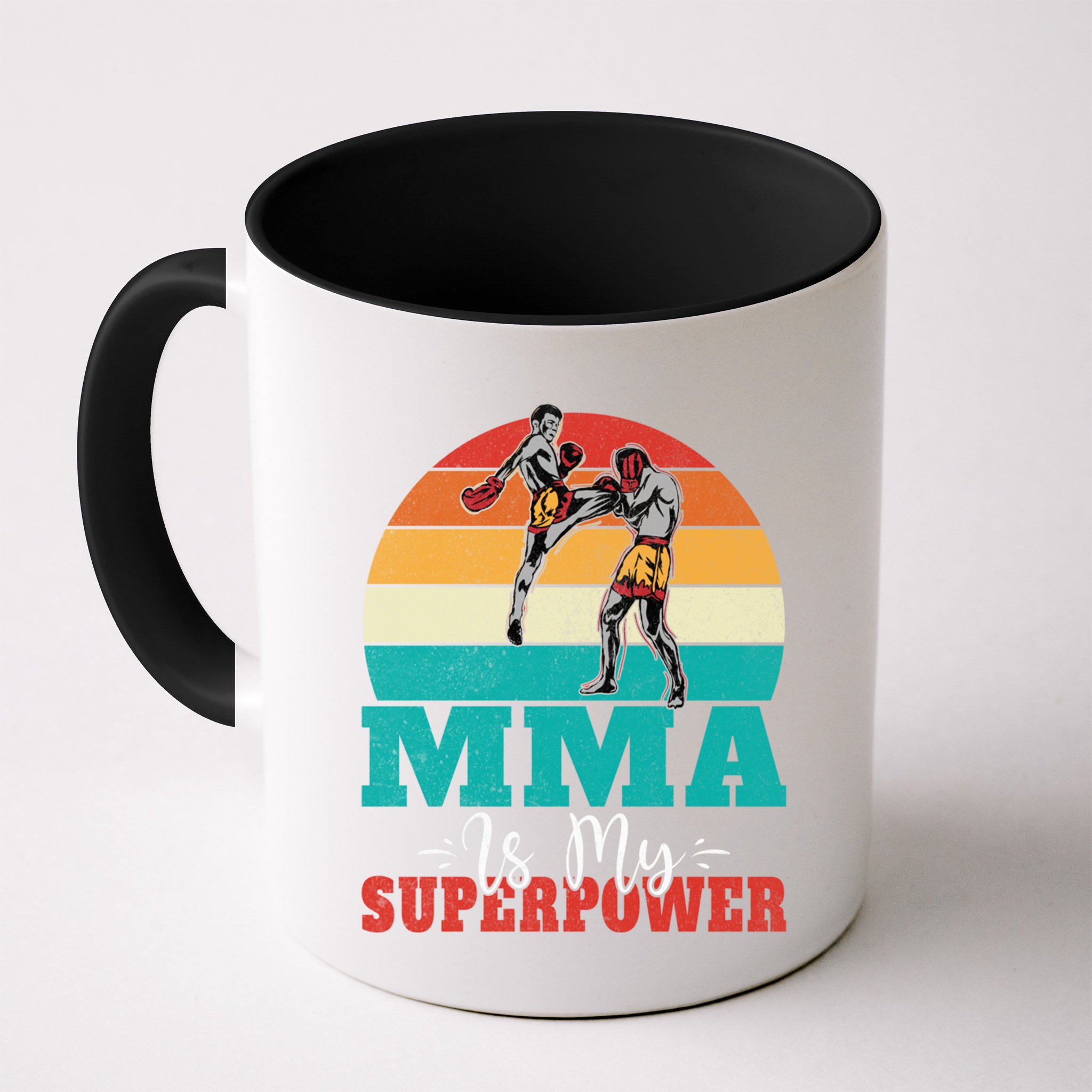 Mma Is My Superpower Mixed Martial Arts Gift Mug