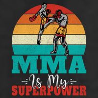 Mma Is My Superpower Mixed Martial Arts Gift 11oz C Handle Ceramic Mug
