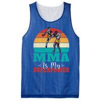 Mma Is My Superpower Mixed Martial Arts Gift Mesh Reversible Basketball Jersey Tank