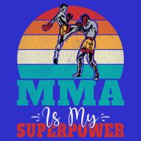 Mma Is My Superpower Mixed Martial Arts Gift Zip Tote Bag