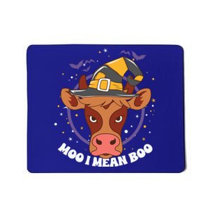 Moo I Mean Boo Ghost Cow Funny Halloween Costume Cow Lover Cute Gift Mousepad