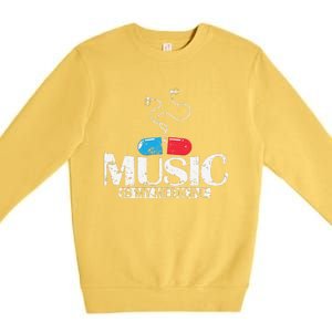 Music Is My Medicine Premium Crewneck Sweatshirt