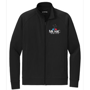 Music Is My Medicine Stretch Full-Zip Cadet Jacket