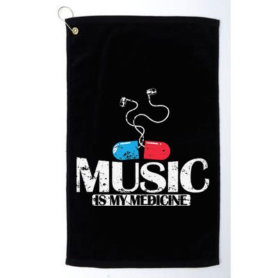 Music Is My Medicine Golf Towel