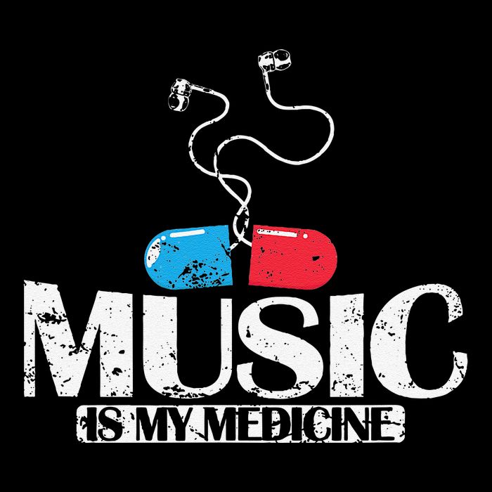 Music Is My Medicine Kids T-Shirt