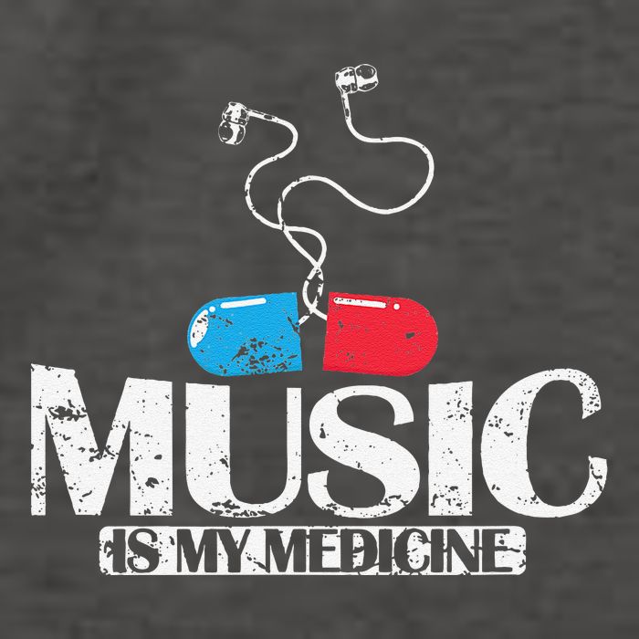 Music Is My Medicine Vector Backpack