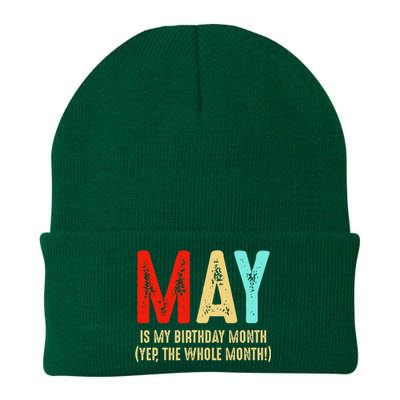 May Is My Birthday Month The Whole Month Birthday May Knit Cap Winter Beanie