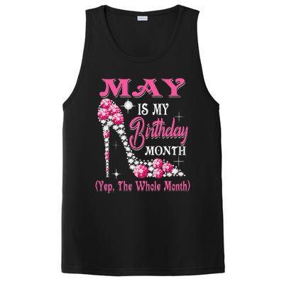 May Is My Birthday Month Shoes Queen Gifts Happy Birthday PosiCharge Competitor Tank