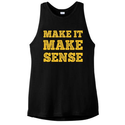 Make It Make Sense Ladies PosiCharge Tri-Blend Wicking Tank